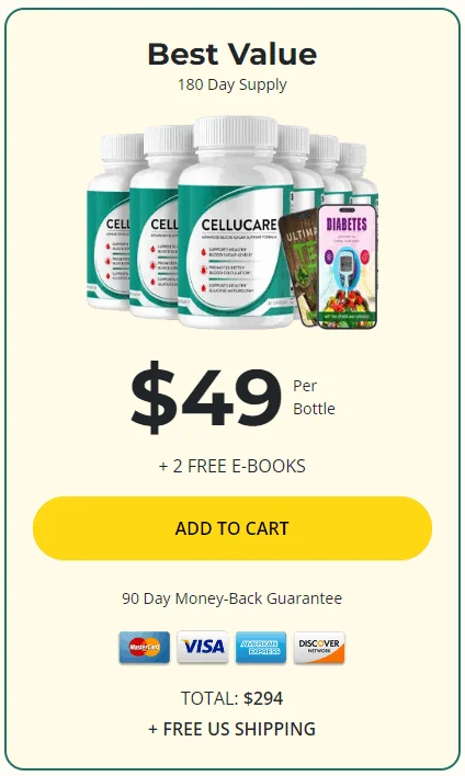 CelluCare 6 bottles